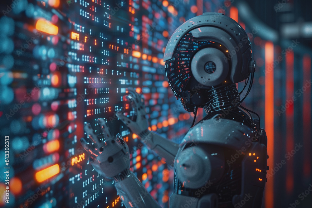 Artificial intelligence background Artificial intelligence background