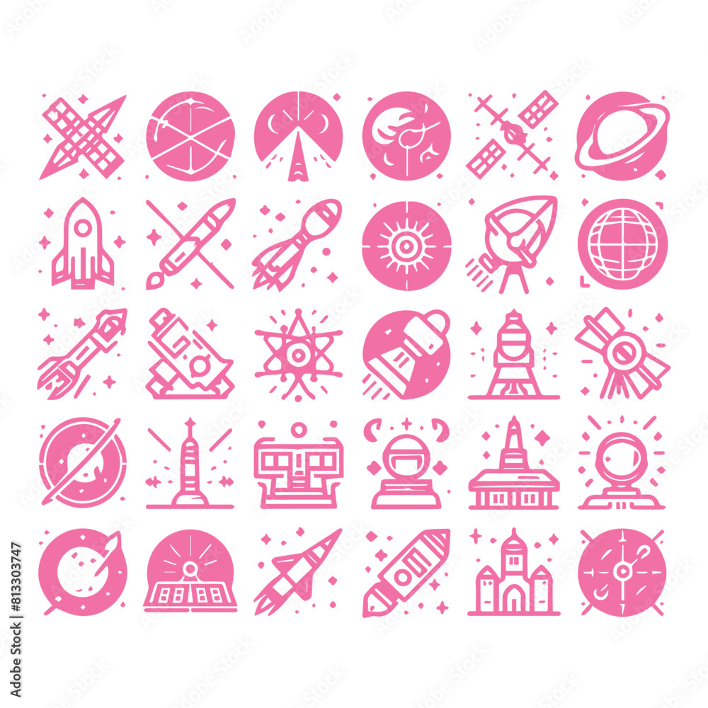 Iconic Symbol Glyph Solid of Space Iconic Symbol Glyph Solid of Space