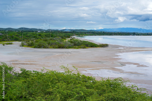 salt marshes and lush greenery of cabo rojo wildlife refuge in southwestern puerto rico