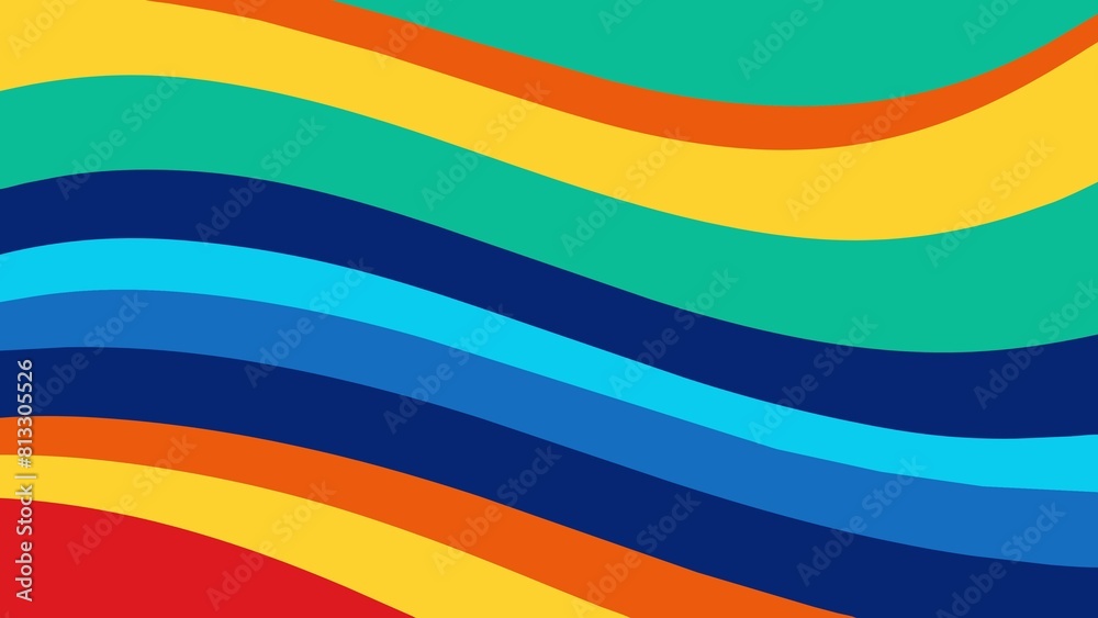 Abstract Colorful background with Waves Lines Abstract Colorful background with Waves Lines