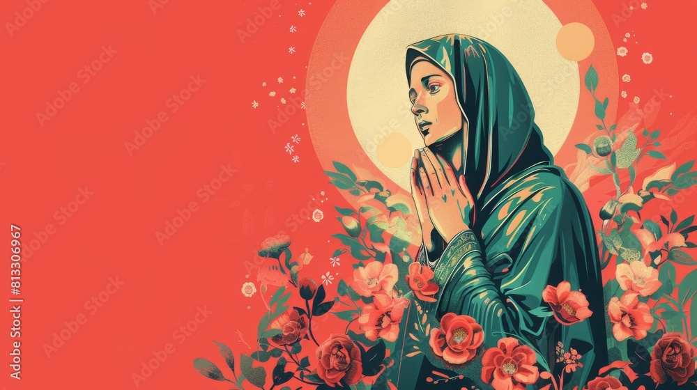 whit monday poster illustration commemorates the descent of the Holy Spirit on the disciples of Jesus Christ, as told in the Christian Bible whit monday poster illustration commemorates the descent of the Holy Spirit on the disciples of Jesus Christ, as told in the Christian Bible