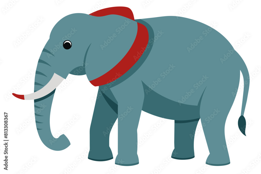 elephant cartoon vector illustration