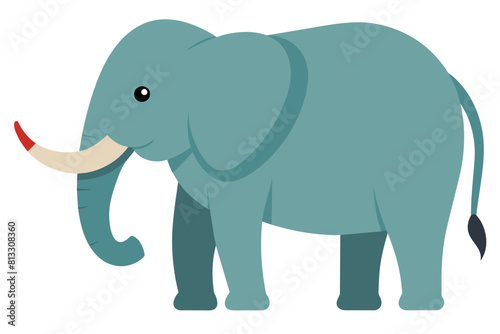 elephant cartoon vector illustration