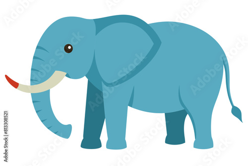 elephant cartoon vector illustration