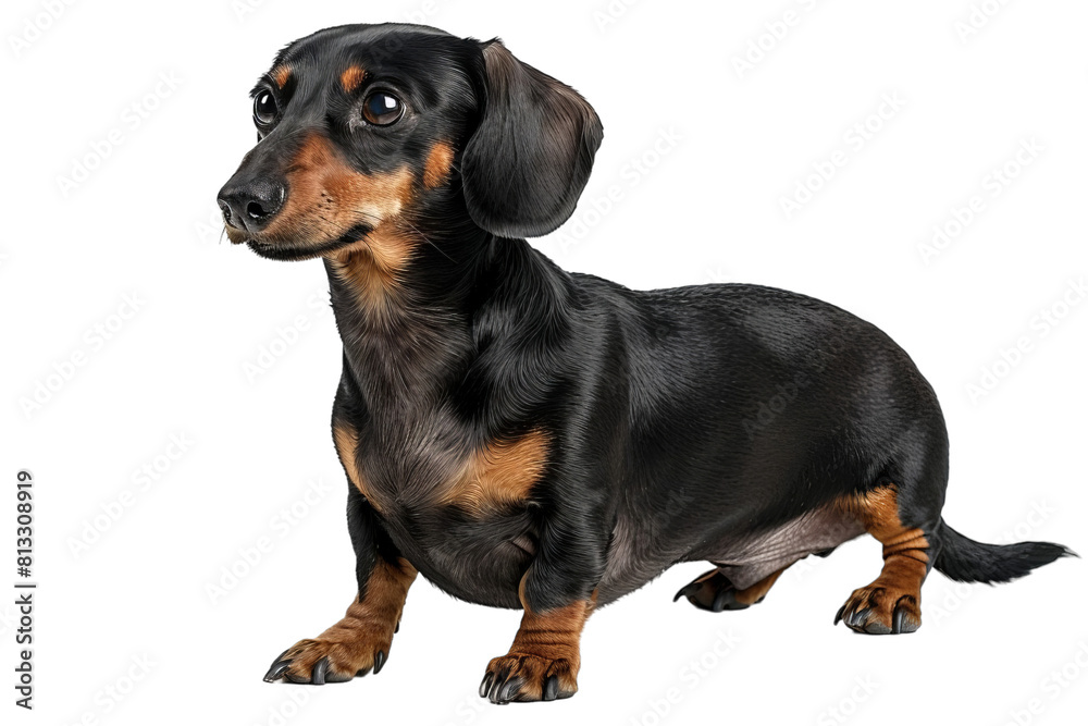 dachshund dog isolated