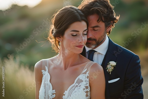 Sun & Moon Romance: Intimate Wedding Reception Close-Up