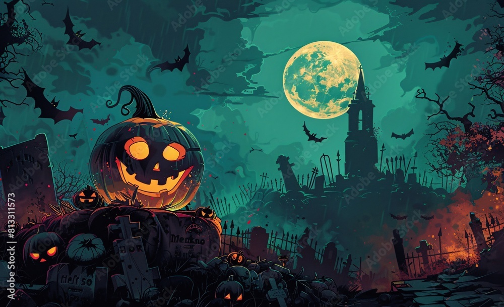 halloween party in sunny evening halloween party in sunny evening