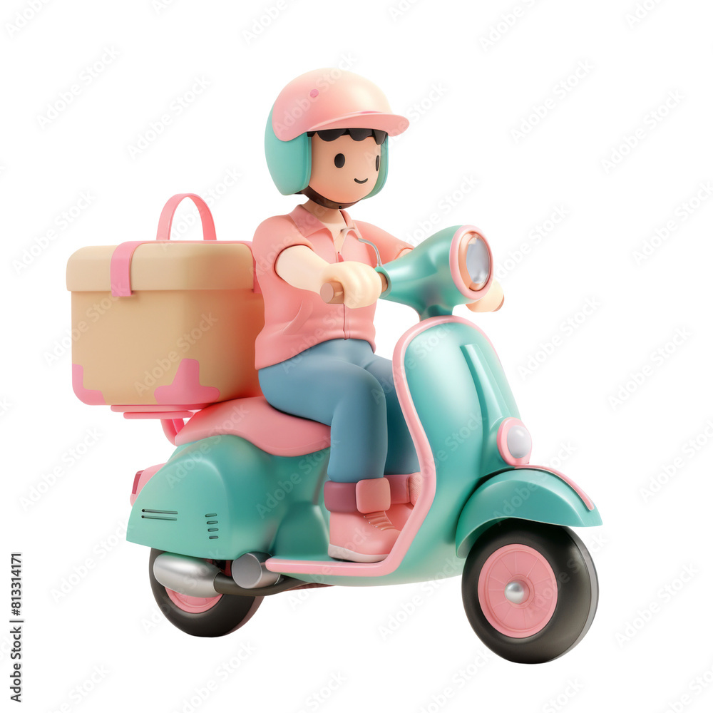 3D Delivery Scooter
3D Delivery Scooter