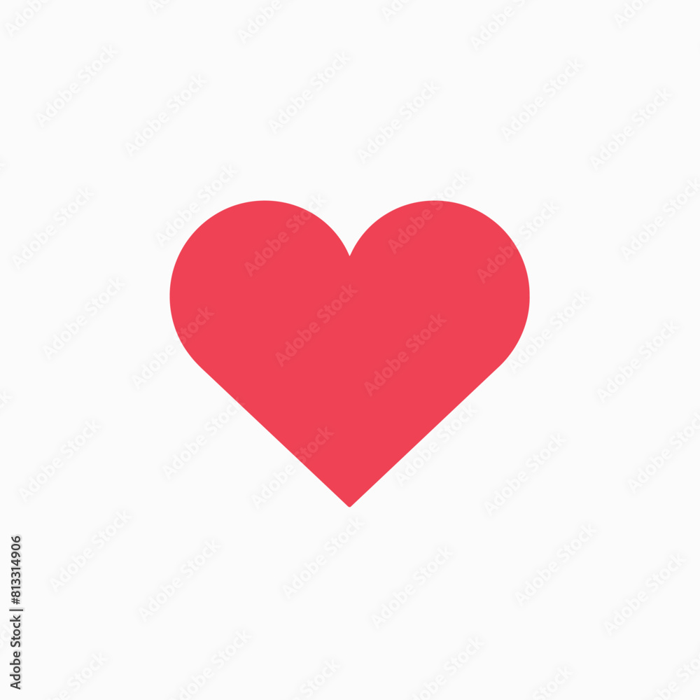 Vector heart shape symbol logo favicon label Vector heart shape symbol logo favicon label