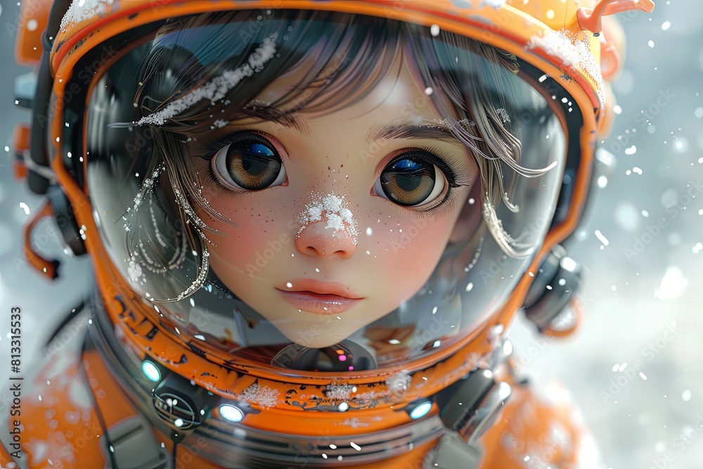 Space Cutie: Enchanting Anime Eyes
