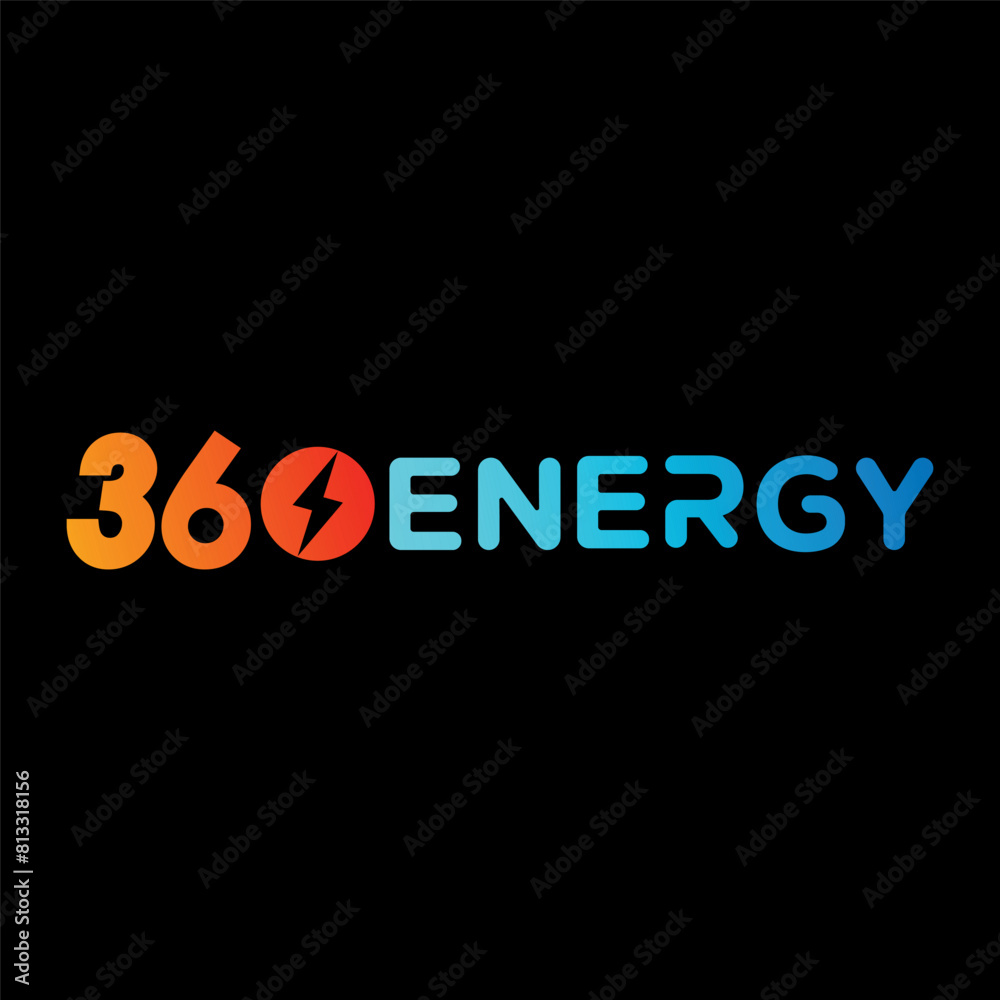 Fototapeta premium 360 Energy Logo Design , Vector Design 
