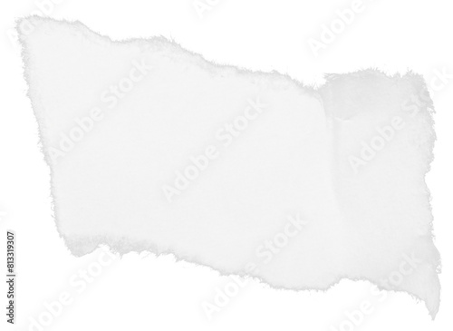 Realistic White Torn Ripped edges Paper Sheet vector 