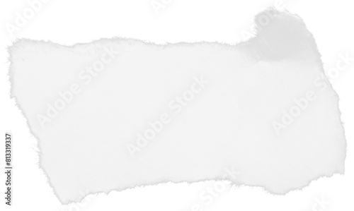 Realistic White Torn Ripped edges Paper Sheet vector 