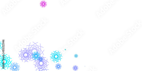 Light Multicolor vector background with random forms.