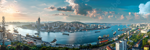 The Splendid Urban Flair and Maritime Charm of Vladivostok: A Captivating Dusk-to-Dawn Panorama