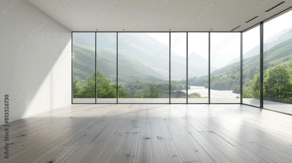 Fototapeta premium empty room with window