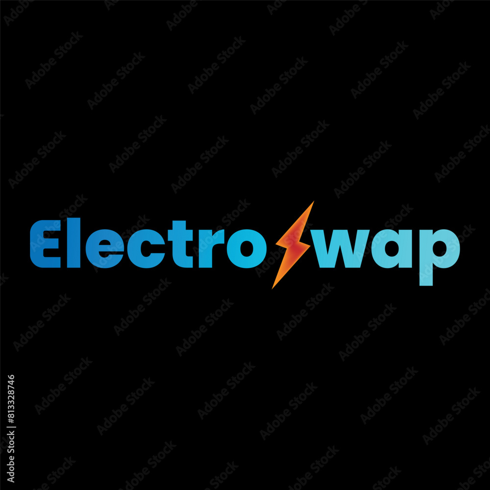 Obraz premium Electro Swap Logo Design , Vector Design