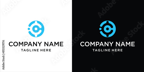 creative CC logo for BITCOIN CRYPTO, design inspiration, illustration, vector