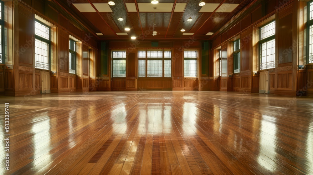 empty room with wooden floor and ceiling empty room with wooden floor and ceiling
