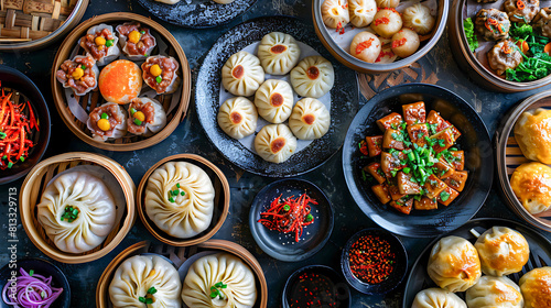 Assorted Asian Dumpling Feast © diowcnx