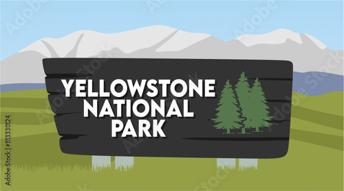 yellowstone national park with beautiful views