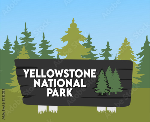 yellowstone national park with beautiful views