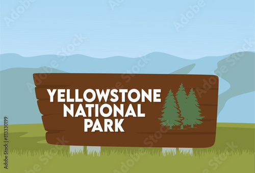 yellowstone national park with beautiful views