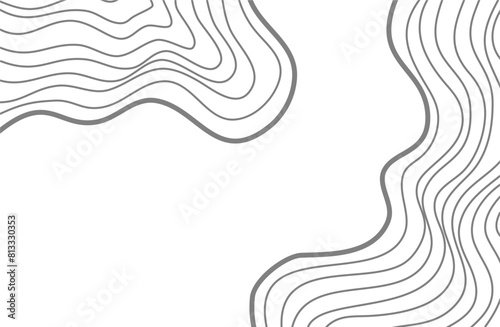 Wavy Contour background. Topographic contour background. contour lines background. Topographic map background. Abstract wavy background. 