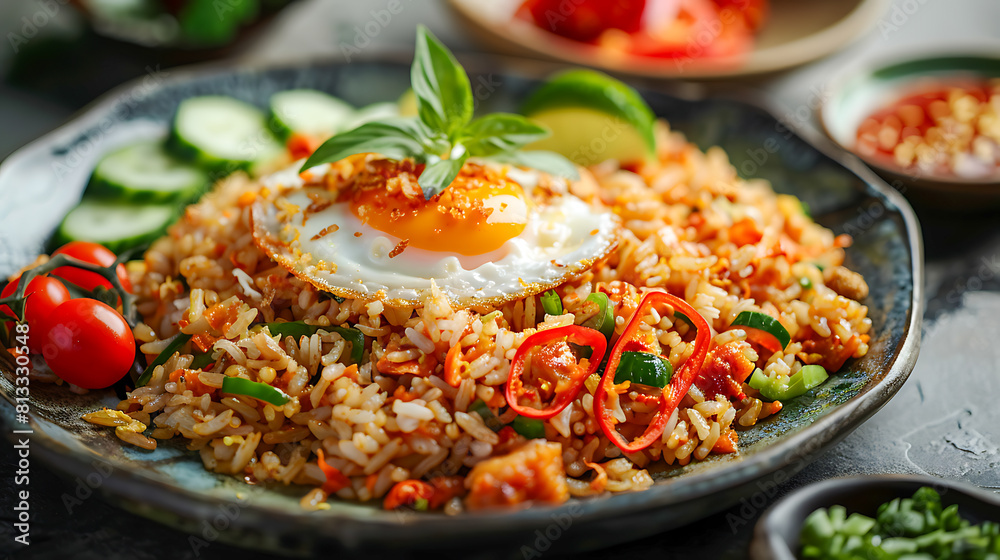 Fried Rice with Egg on Top