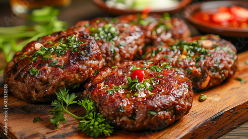 Succulent Grilled Beef Patties