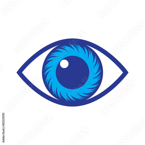 health and eye care logo design