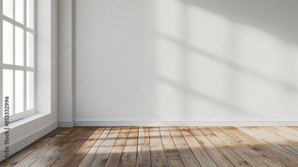 empty room with wooden floor empty room with wooden floor