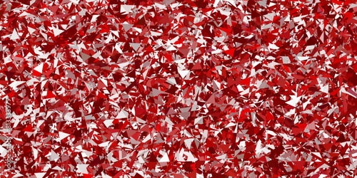 Light pink, red vector layout with triangle forms.