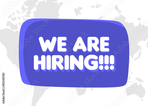 opening a job vacancy looking for prospective employees