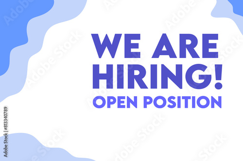 We are hiring, we need job candidates