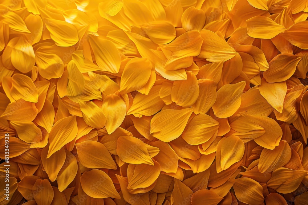 Close-up of orange flower petals, creating a vibrant texture with their overlapping, smooth, and glossy surfaces. Close-up of orange flower petals, creating a vibrant texture with their overlapping, smooth, and glossy surfaces.