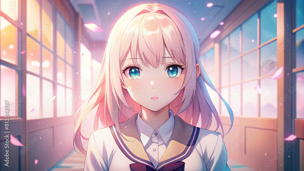 young female anime in fantasy theme, beautiful, cute and adorable young female anime in fantasy theme, beautiful, cute and adorable