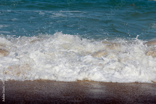 Fototapeta Naklejka Na Ścianę i Meble -  sea waves on the beach