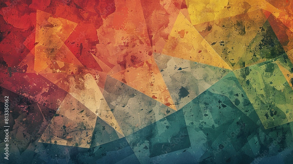 Abstract Elegance: Geometric Paint Touch Background Illustration Abstract Elegance: Geometric Paint Touch Background Illustration