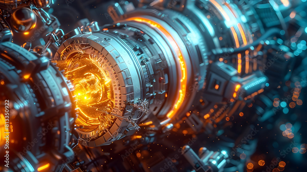 Hyper-Detailed Reactor Engine for Futuristic Space and Colonization Initiatives with Prime and Cinematic Photographic Style Hyper-Detailed Reactor Engine for Futuristic Space and Colonization Initiatives with Prime and Cinematic Photographic Style