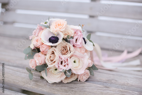 Bride's wedding bouquet