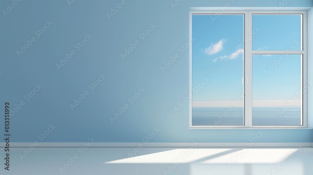 Modern and minimal home window for interior decoration isolated on glass window frame background. Modern and minimal home window for interior decoration isolated on glass window frame background.