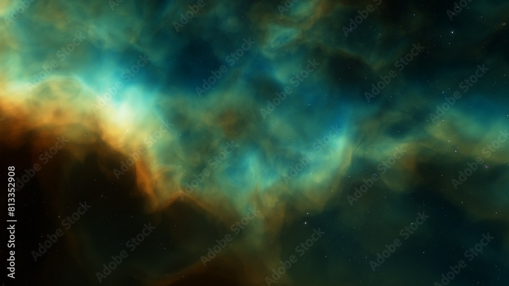 Fototapeta premium Night sky - Universe filled with stars, nebula and galaxy