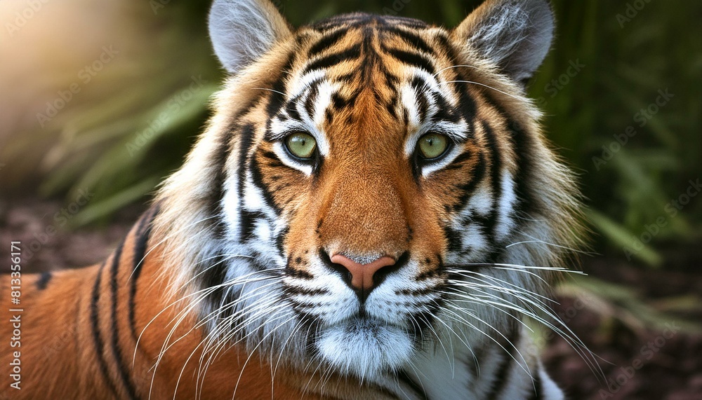 beautiful siberian tiger
