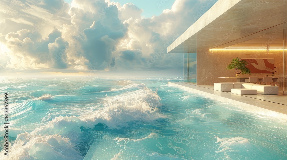 Modern residential, hotel, and homestay interior spaces Modern residential, hotel, and homestay interior spaces