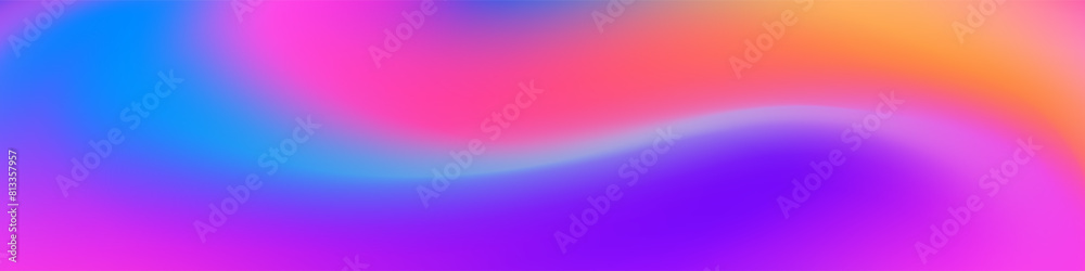 Fototapeta premium Create visually appealing promotional banners, social media posts, brochures, and presentation graphics with the multicolor abstract mesh blur banner