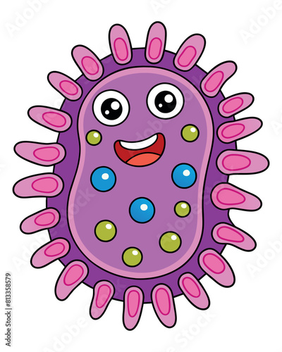 Illustration virus. Microbiology. Illness ebola. Disease cocci. Bad immune. Antibacterial bacterium. 
Microbiology research. Spiral flu. Medicine pathogen. Science microorganism.