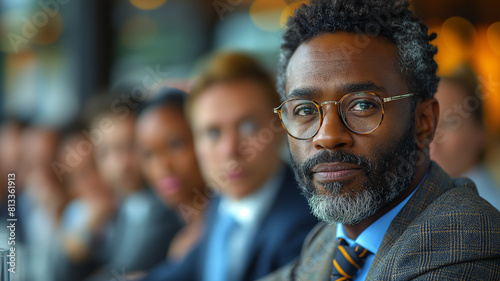 Multiracial business people having a meeting