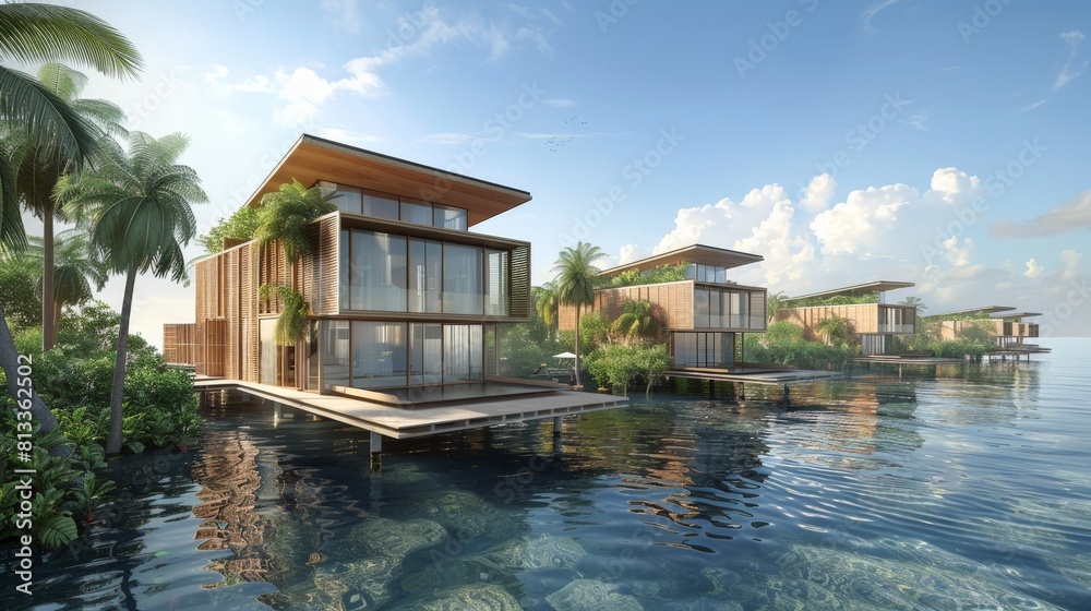 the rising sea levels threatening the Maldives, highlighting innovative floating architecture and community relocation plans the rising sea levels threatening the Maldives, highlighting innovative floating architecture and community relocation plans