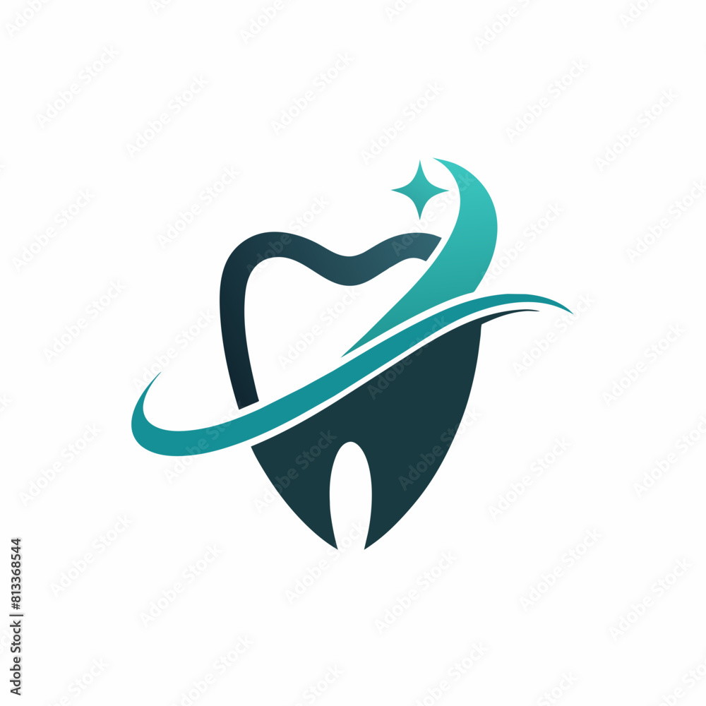 Simple and modern dental Care logo vector icon illustration. Simple and modern dental Care logo vector icon illustration.
